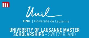 the University of Lausanne UNIL Masters Scholarship