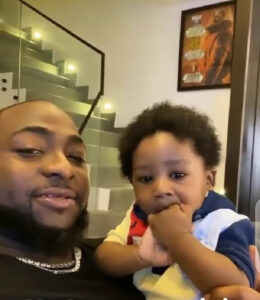 After Chioma Vows, Davido shares video of him playing with his son, Ifeanyi
